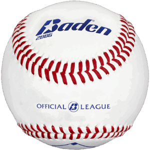 Baden 2BBG-05 Official League Raised Seam Baseball - 1 Dozen